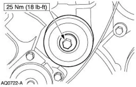 Accessory Drive Belt Idler Pulley - 4.6L (2V) and (4V)