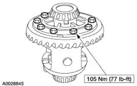 Differential Case and Ring Gear - Traction-Lok