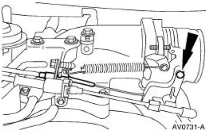 Accelerator Cable Bracket - 4.6L (2V)
