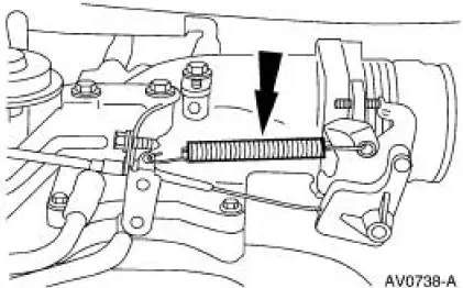 Accelerator Cable Bracket - 4.6L (2V)