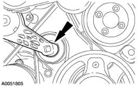 Accessory Drive Belt Idler Pulley - 4.6L (2V) and (4V)