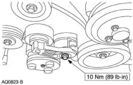 Accessory Drive Belt Tensioner - 4.6L (2V) and (4V)