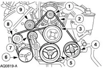 Component Locations-4.6L