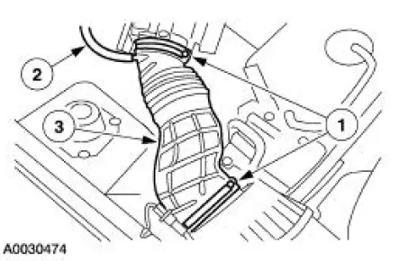 Air Cleaner Outlet Pipe - 3.8L