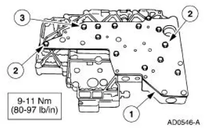 Main Control Valve Body - Disassembled View