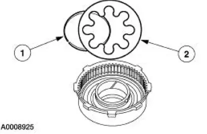 Reverse Clutch Disassembled View