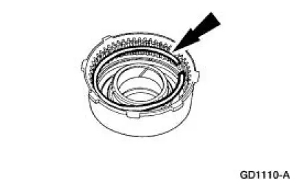 Reverse Clutch Disassembled View