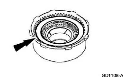 Reverse Clutch Disassembled View