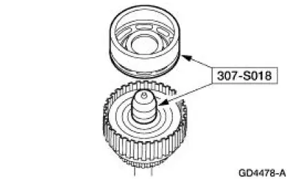 Forward Clutch - Disassembled View