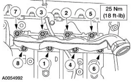 LH cylinder head