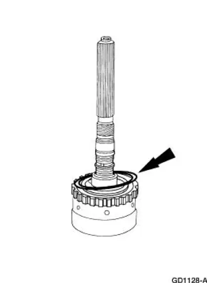 Direct Clutch Disassembled View