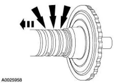 Direct Clutch Disassembled View