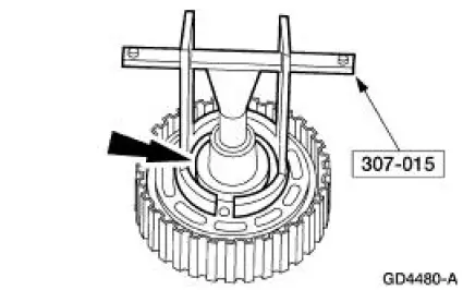 Direct Clutch Disassembled View