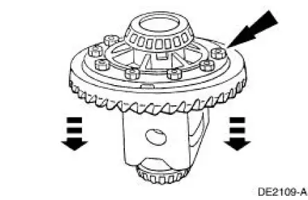 Differential Case and Ring Gear - Conventional