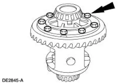 Differential Case and Ring Gear - Traction-Lok