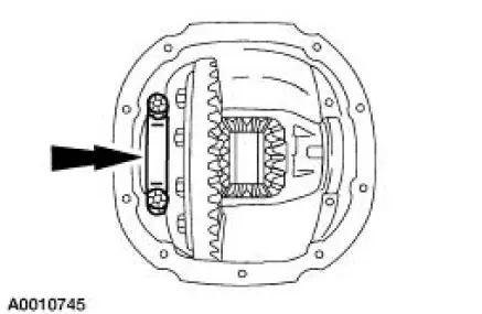 Excessive differential ring gear backface runout