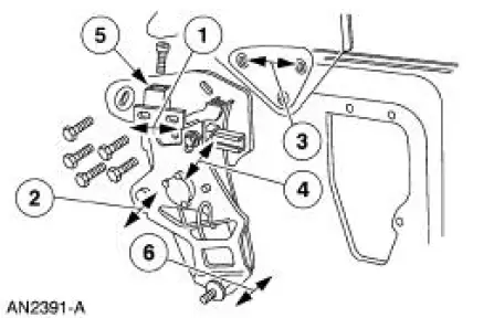 Rear Quarter Window Glass Adjustment -Convertible