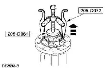 Excessive differential ring gear backface runout