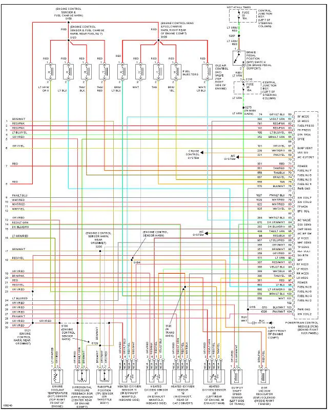 Fig. 22: 4.6L SOHC, Engine Performance Circuit (3 of 3)