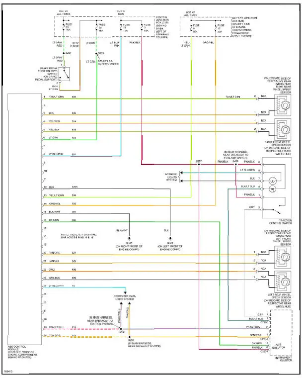 Fig. 3: Anti-lock Brakes Circuit