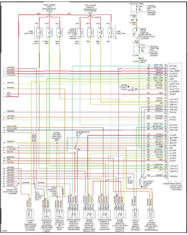 Fig. 13: 3.8L, Engine Performance Circuit (3 of 3)