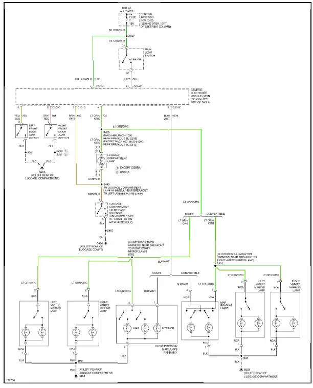 Fig. 30: Courtesy Lamps Circuit