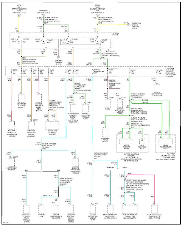 Fig. 33: Power Distribution Circuit (2 of 3)