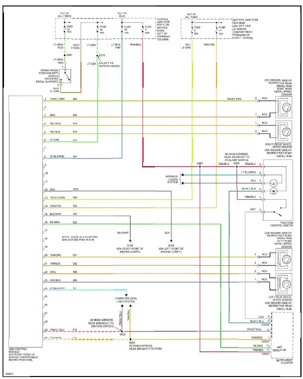 Fig. 3: Anti-lock Brakes Circuit