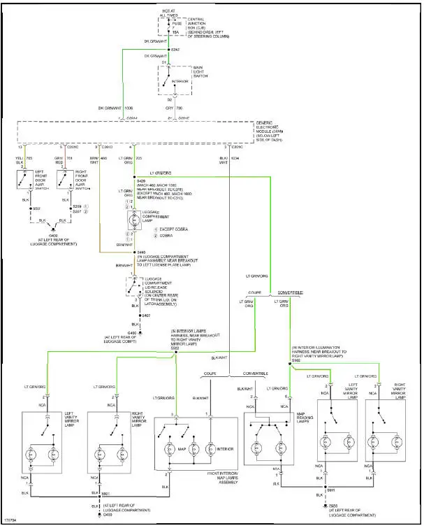 Fig. 30: Courtesy Lamps Circuit