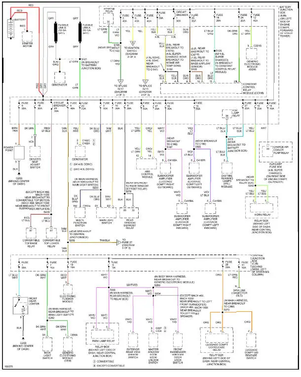 Fig. 32: Power Distribution Circuit (1 of 3)