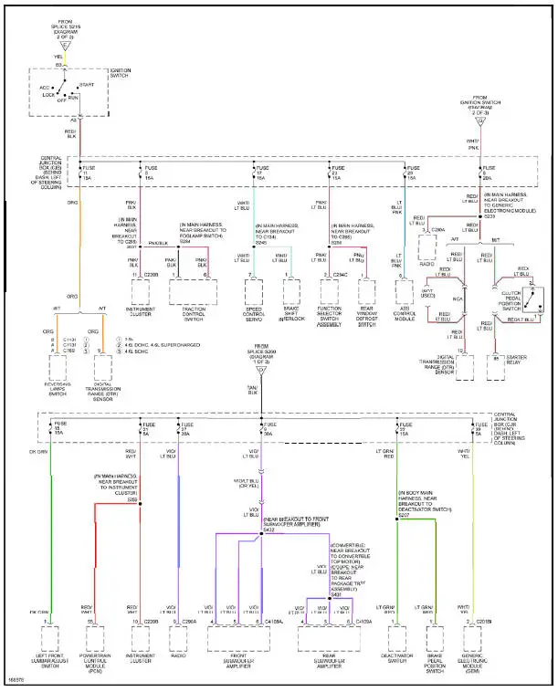 Fig. 34: Power Distribution Circuit (3 of 3)