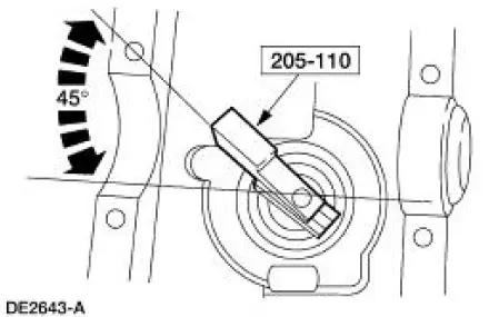 Setting pinion depth