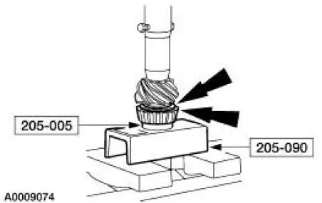 Setting pinion depth