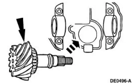 Setting pinion depth