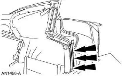 Convertible Top Assembly - Side Rail, Folding Top