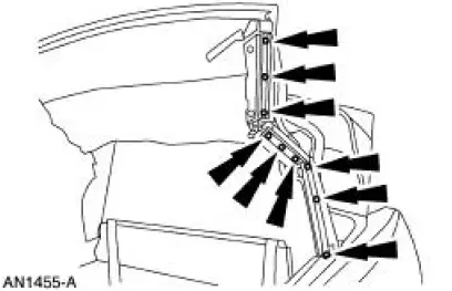 Convertible Top Assembly - Side Rail, Folding Top