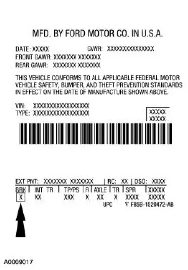 Brake Codes