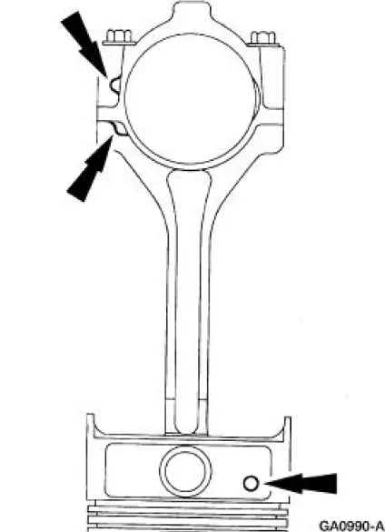 Piston - Pin Connecting Rod, Floating Pin