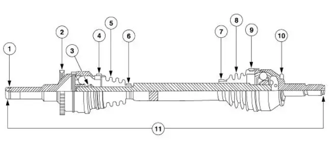 Rear Drive Halfshafts