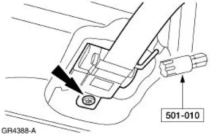 Retractor - Front Seat Safety Belt, Coupe