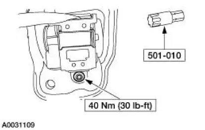 Retractor - Rear Seat Safety Belt, Coupe