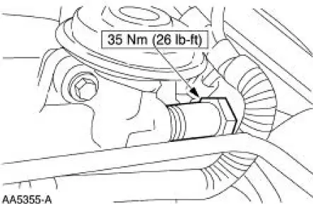 Exhaust Manifold to Exhaust Gas Recirculation (EGR) Valve Tube