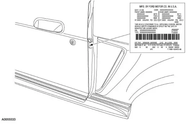 Vehicle Certification (VC) Label Locator