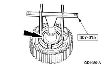 Direct Clutch Disassembled View