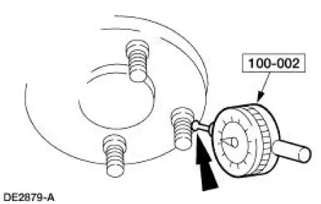 Wheel Hub or Axle Flange Bolt Circle Runout